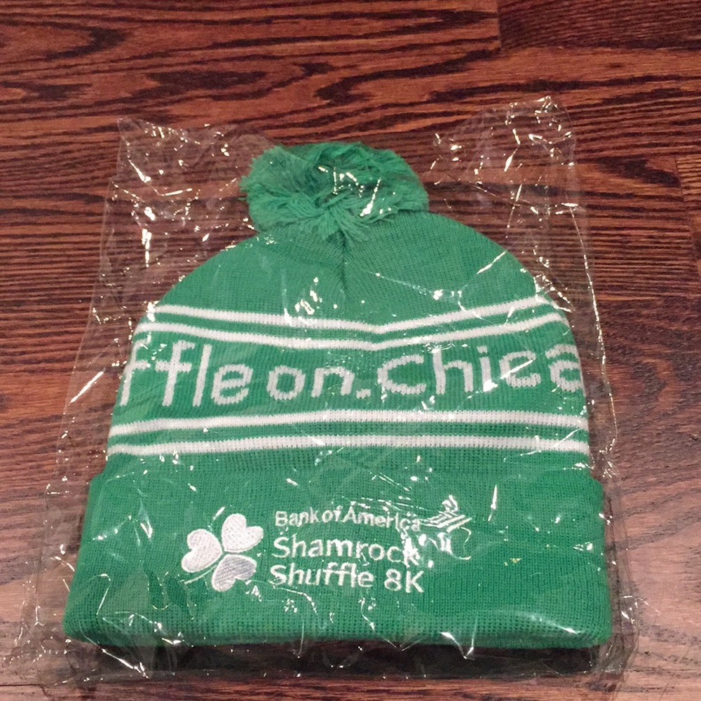 Shamrock Shuffle pom Pom hat